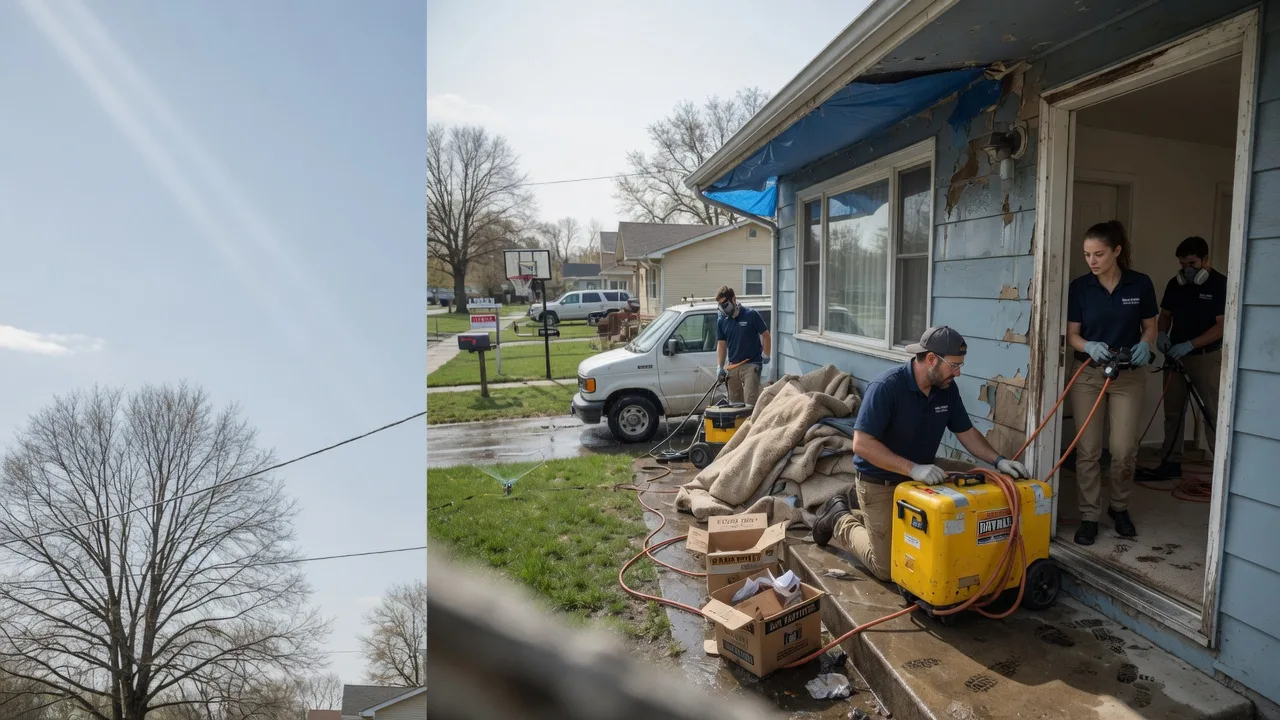 Basement Flood Cleanup in Irvington, IL near me